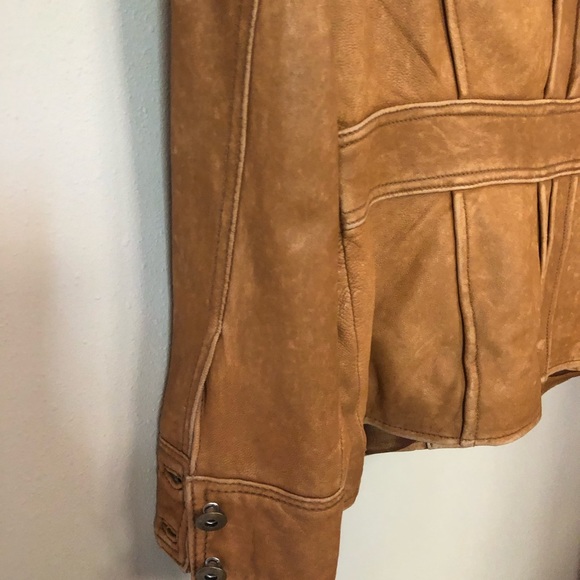 Leather , buttery soft jacket. COLDWATER Creek . - Picture 5 of 15